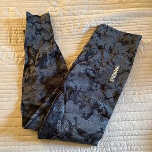 Gymshark Black Camouflage Leggings